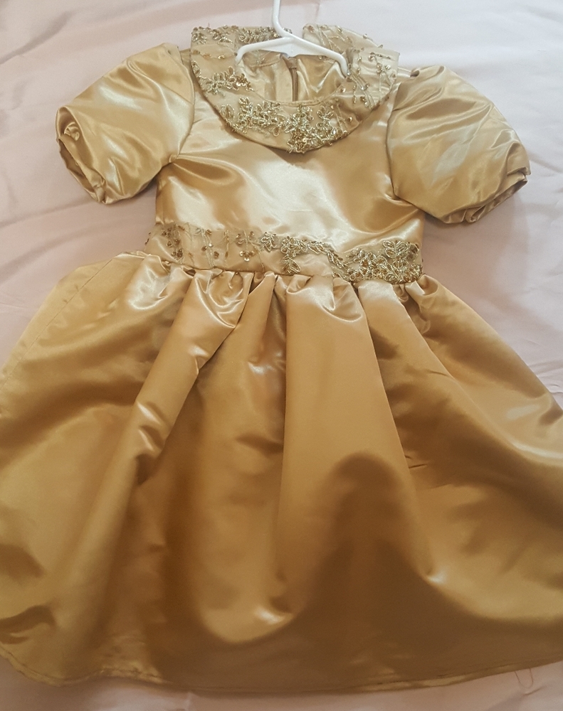 Custom designed girl formal/pageant dress.